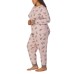 Character Ladies' 2-piece Lounge Set, Pink, 3X