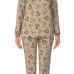 Character Ladies' 2-piece Lounge Set, Tan, 2X