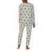 Character Ladies' 2-piece Lounge Set, Gray, Small