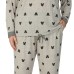 Character Ladies' 2-piece Lounge Set, Gray, Small