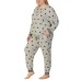 Character Ladies' 2-piece Lounge Set, Gray, Small