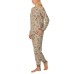Character Ladies' 2-piece Lounge Set, Tan, 2X
