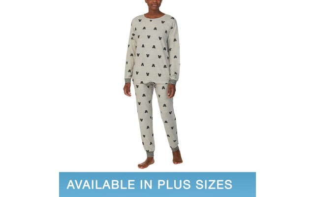 Character Ladies' 2-piece Lounge Set, Gray, Small