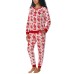 Character Ladies' Fleece 2-piece Pajama Set, Red, 2X