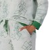 Character Ladies' Fleece 2-piece Pajama Set, Green, 3X