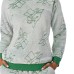Character Ladies' Fleece 2-piece Pajama Set, Green, 3X