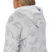 Character Ladies' Fleece Lounge Hoodie, Gray, Large