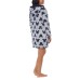 Character Ladies' Fleece Lounge Hoodie, Dark Blue, X-Small