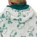 Character Ladies' Fleece Lounge Hoodie, Green, Large