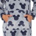 Character Ladies' Fleece Lounge Hoodie, Dark Blue, X-Small