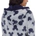 Character Ladies' Fleece Lounge Hoodie, Dark Blue, X-Small