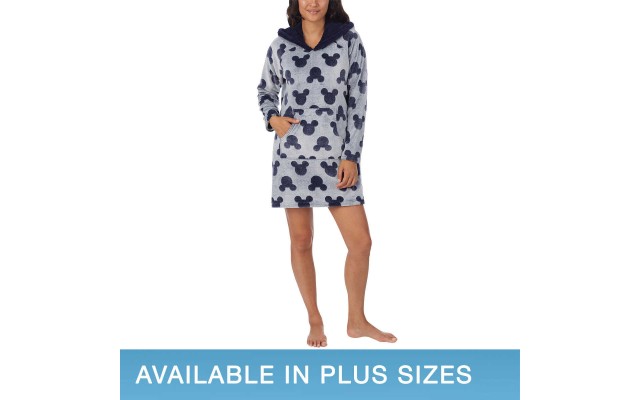 Character Ladies' Fleece Lounge Hoodie, Dark Blue, X-Small