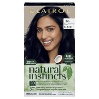 Clairol, Natural Instincts Semi-Permanent Hair Dye, 1BB Deepest Blue Black Hair Color