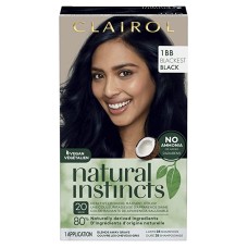 Clairol, Natural Instincts Semi-Permanent Hair Dye, 1BB Deepest Blue Black Hair Color