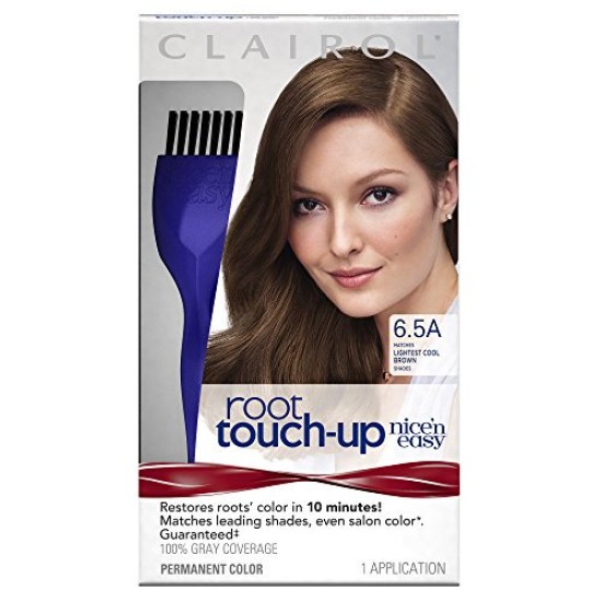  Nice ‘n Easy Root Touch-Up Permanent Hair Color, 6.5A Lightest Cool Brown