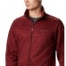  Men’s Full Zip Fleece, Red, XX-Large