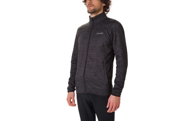  Men’s Full Zip Fleece, Black, XX-Large