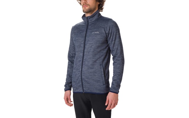  Men’s Full Zip Fleece, Blue, XX-Large