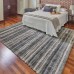 Cosima Shag Rug Collection, Mondrian Gray, One Color, 5 ft. 3 in. x 7 ft. 5 in.