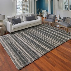 Cosima Shag Rug Collection, Mondrian Gray