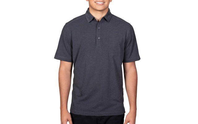 Cutter and Buck Men's Advantage Polo, Black, Large