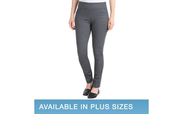  Ladies' Ponte Pant, Blue, Small