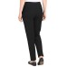  Ladies' Pull-On Pant with Drawstring, Black, 2X