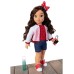  4ever 18″ Brunette Minnie Mouse Inspired Fashion Doll, Multicolor