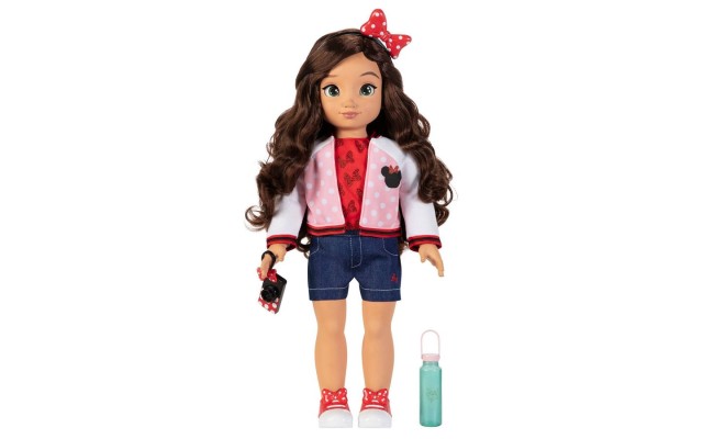  4ever 18″ Brunette Minnie Mouse Inspired Fashion Doll, Multicolor