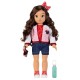  4ever 18″ Brunette Minnie Mouse Inspired Fashion Doll, Multicolor