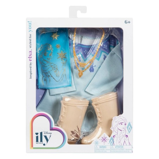  4ever 18″ Elsa 5 pc. Outfit Inspired Fashion Pack, Multicolor