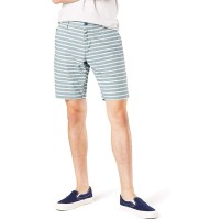 Dockers Docker’s Men’s Ultimate Shorts, Ensign Blue - White Stripe (Waterless), 40