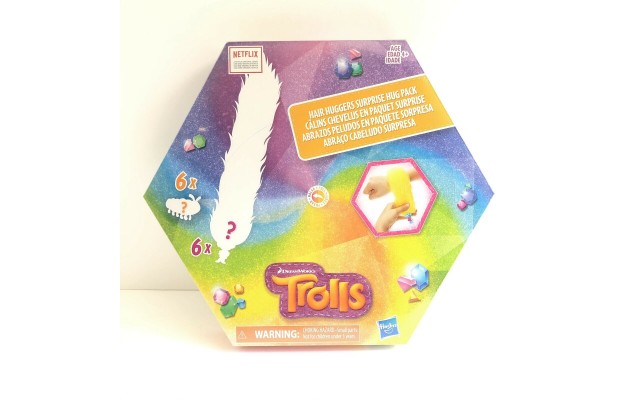 DreamWorks Trolls 6 Pack Hair Huggers Surprise Hug Pack for Kids