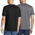  Men’s Tee, 2-pack, Black, Large