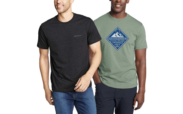  Men’s Tee, 2-pack, Gray, X-Large