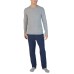  Men’s Top & Bottom Lounge Set, Gray, Large