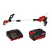  Power X-Change 18V Cordless Cordless Grass Trimmer with 3.0Ah Starter Kit, Motor Head Rotatable +/- 90° for Vertical Surfaces