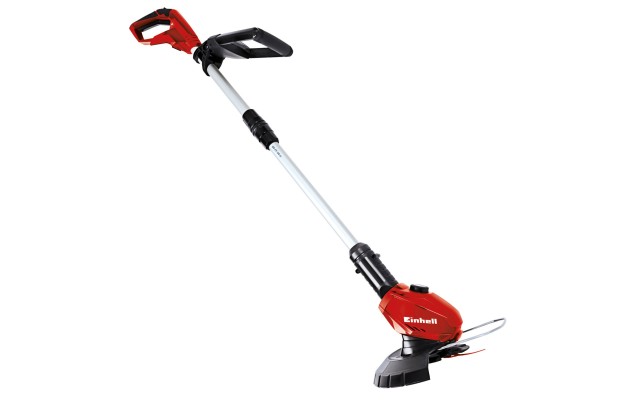  Power X-Change 18V Cordless Cordless Grass Trimmer with 3.0Ah Starter Kit, Motor Head Rotatable +/- 90° for Vertical Surfaces