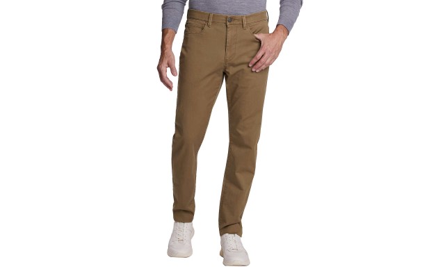  Men's Twill 5 Pocket Pant, Brown, 30 x 29