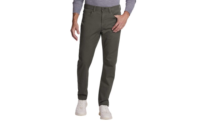  Men's Twill 5 Pocket Pant, Green, 30 x 29