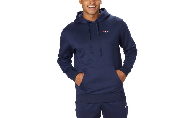  Men’s Performance Hoodie, Blue, Large
