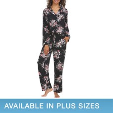 Flora Nikrooz Ladies' Notch Collar 2-piece Pajama Set