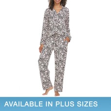 Flora Nikrooz Ladies' Notch Collar 2-piece Pajama Set