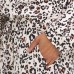  Ladies' Notch Collar 2-piece Pajama Set, Multi, 2X