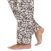 Ladies' Notch Collar 2-piece Pajama Set, Multi, X-Small