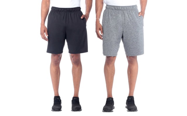 Glacier Men’s Performance Short 2-pack, Black, Large