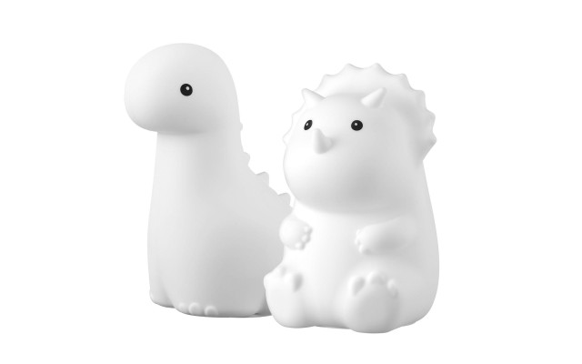  Dinosaur Duo Remote Control Multicolor Changing LED Silicone Night Light