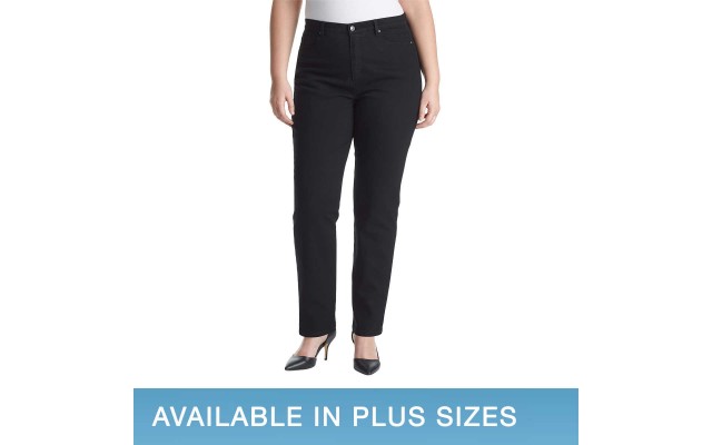  Ladies' Amanda Stretch Denim Jean, Black, 16 Short