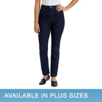 Gloria Vanderbilt Ladies' Amanda Stretch Denim Jean, Dark Blue, 18W Average