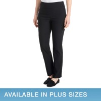 Hilary Radley Ladies' Pull-on Pant, Black, Large